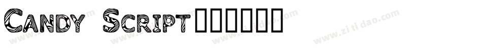 Candy Script字体转换